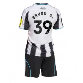 Dětské fotbalový komplet Newcastle United Bruno Guimaraes #39 Domácí košile 2025-26 Krátkým Rukávem